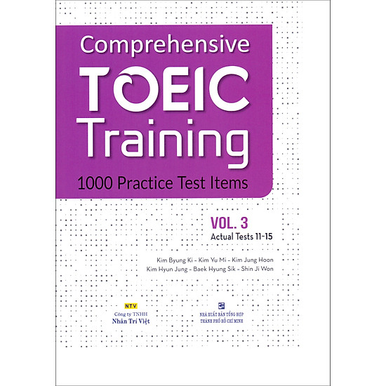 Comprehensive Toeic Training 1000 Practice Test Items (Vol 3) - Kèm CD